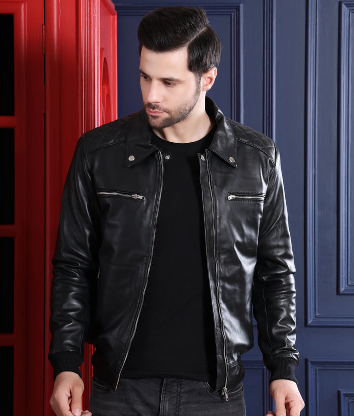 Hawk Jacket - SALE Black - Nappa Leather