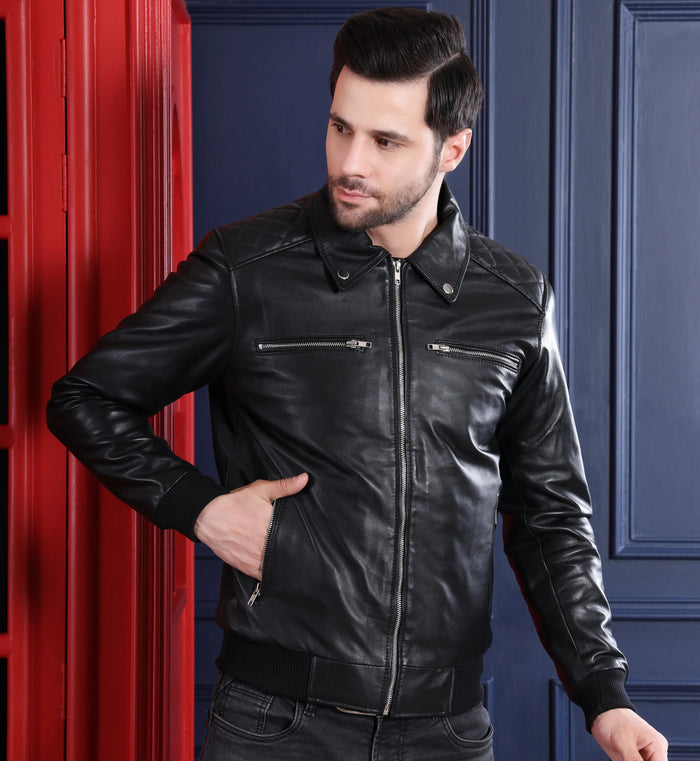 Hawk Jacket - SALE Black - Nappa Leather