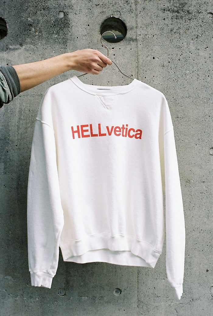 HELLvetica Crewneck Shirts / CONNIE COSTAS x FIFTH