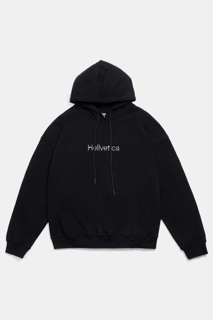 Hellvetica Hoodie Black / samepaper