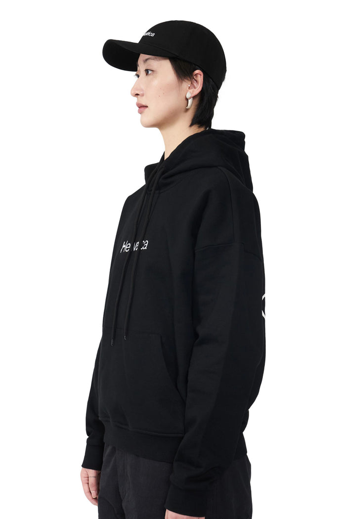 Hellvetica Hoodie Black / samepaper