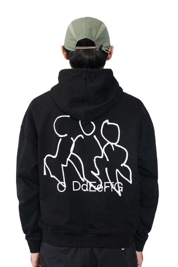 Hellvetica Hoodie Black / samepaper