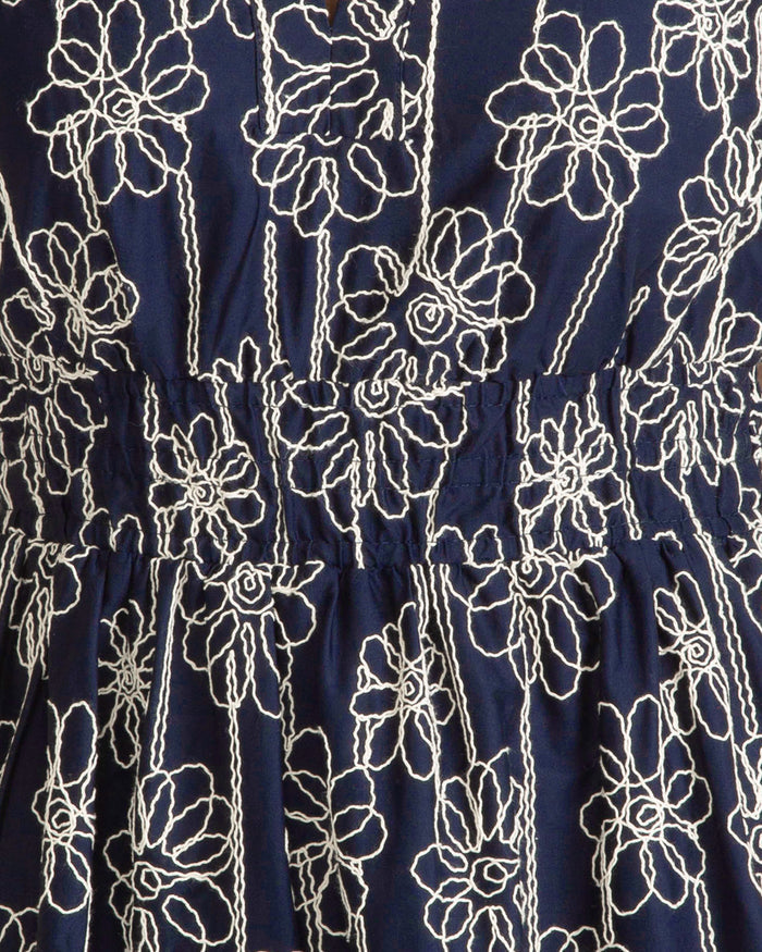 Hollie Midi Dress in Embroidery