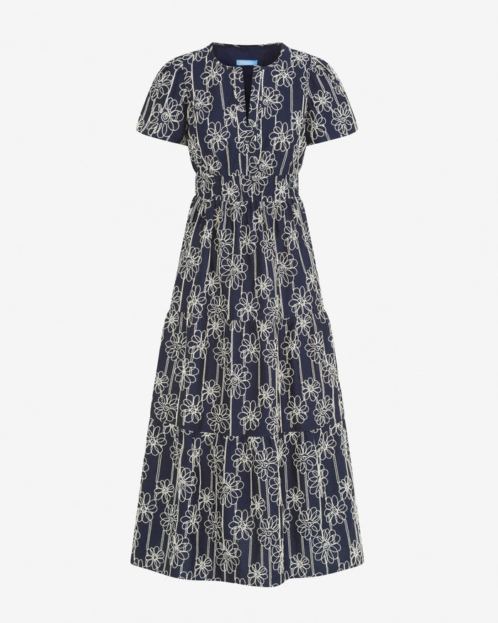 Hollie Midi Dress in Embroidery