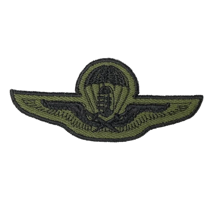 Hungarian Army Subdued Parachute Qualification Patch - Hungarian Army Surplus - Flags, Badges & Insignia