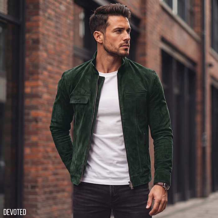 XS / Green / Suede