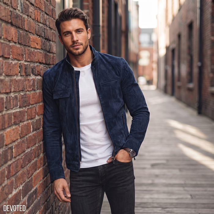 XS / Blue / Suede