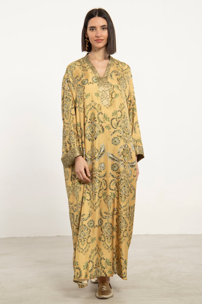 Husna Silk Printed Dress