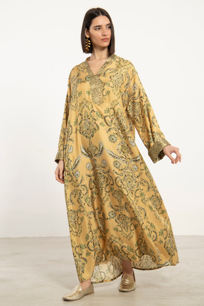 Husna Silk Printed Dress