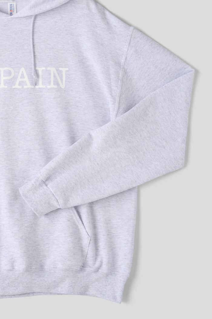 I ♡ PAIN Hoodie Ash Gray / Paper &amp; Ink Cotton Club