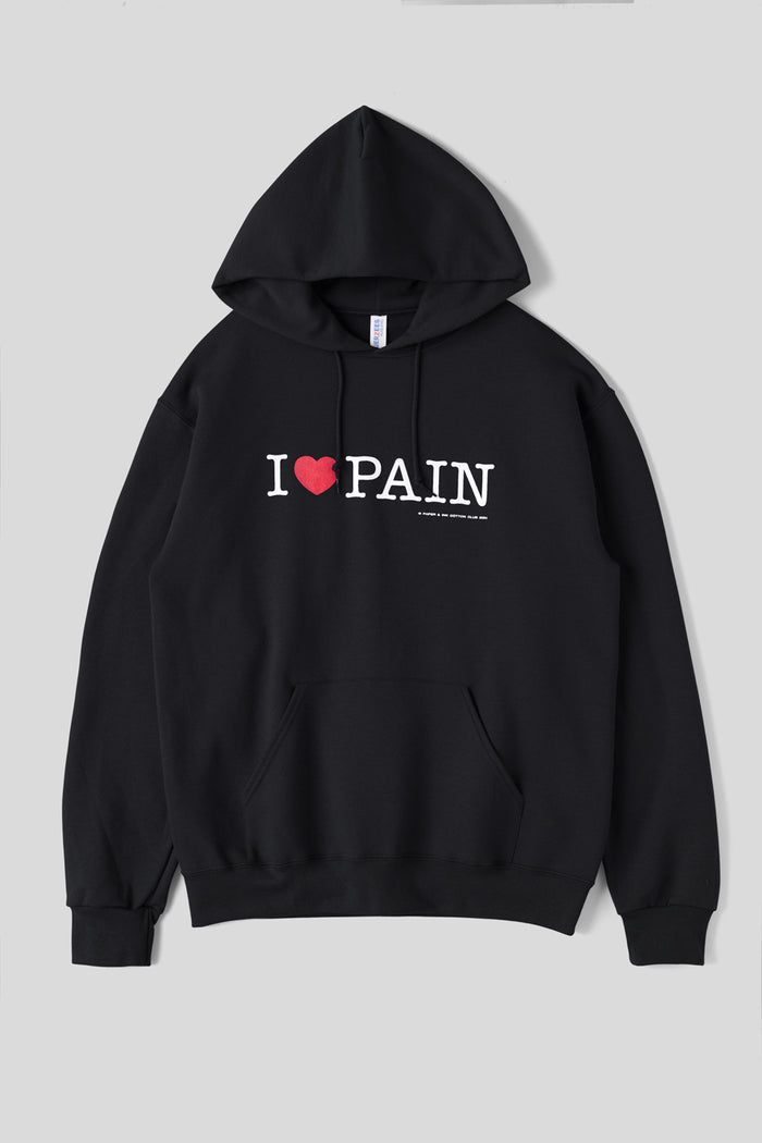 I ♡ PAIN Hoodie Black / Paper &amp; Ink Cotton Club