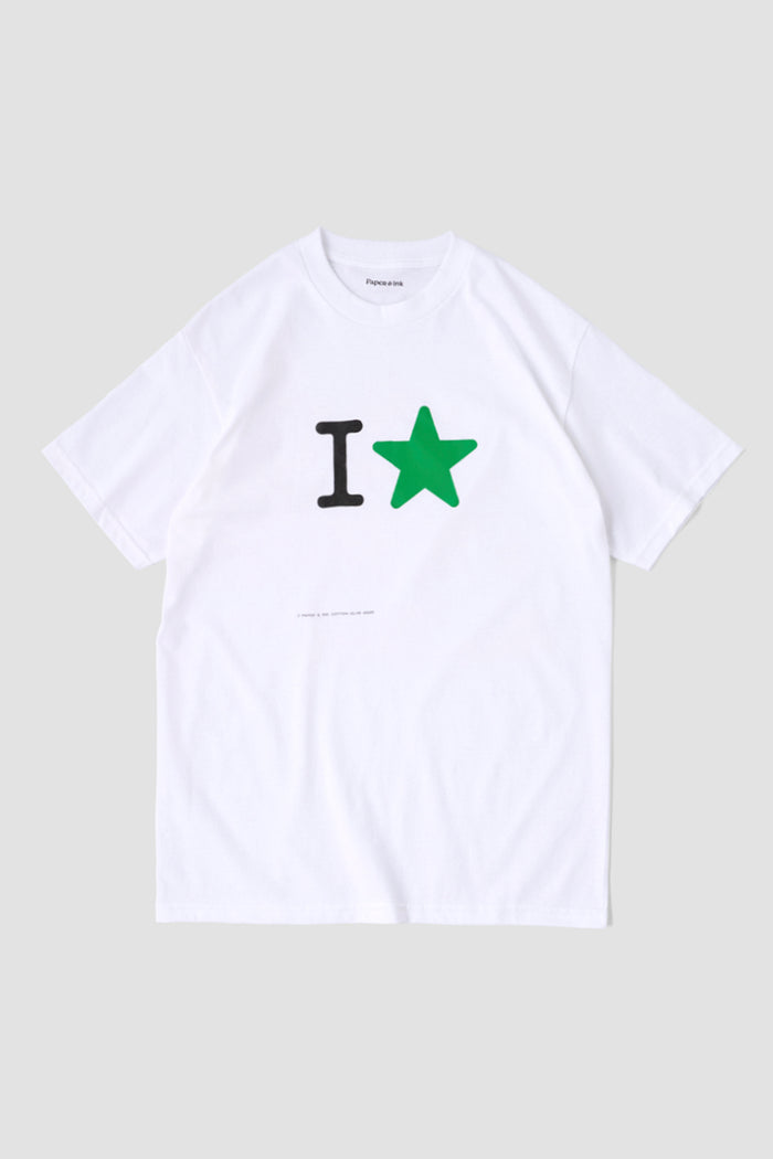 I ☆ Tee - Green / Paper &amp; Ink Cotton Club