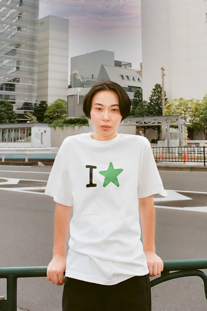 I ☆ Tee - Red / Paper &amp; Ink Cotton Club
