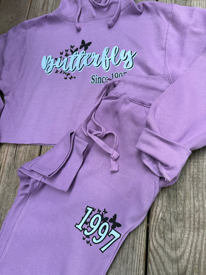 Theta Nu Xi - Cropped Hoodie/Jogger Set SALE