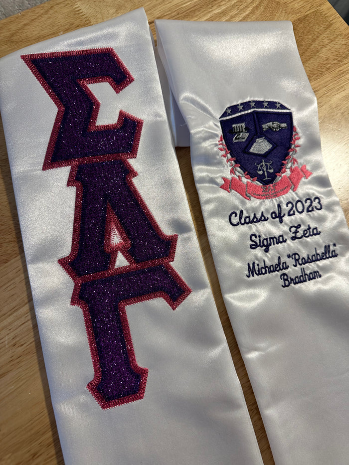 Sigma Lambda Gamma - Graduation Stole
