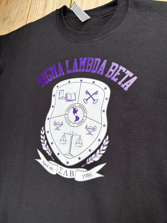 Retro Crest Sweatshirt - Music & MGC Greeks