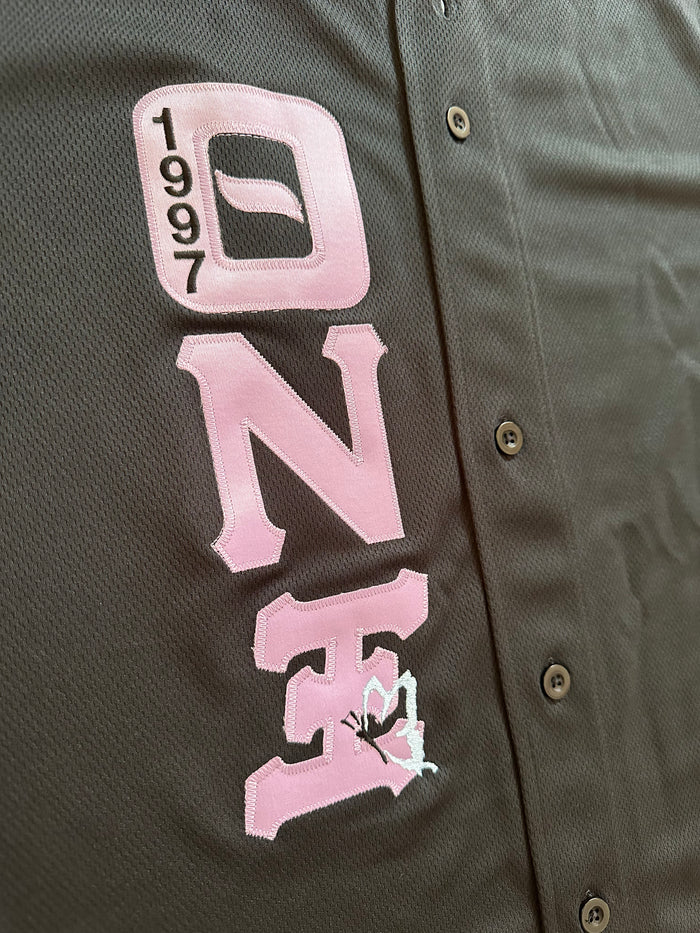 Theta Nu Xi - Full Button Baseball Jersey SALE