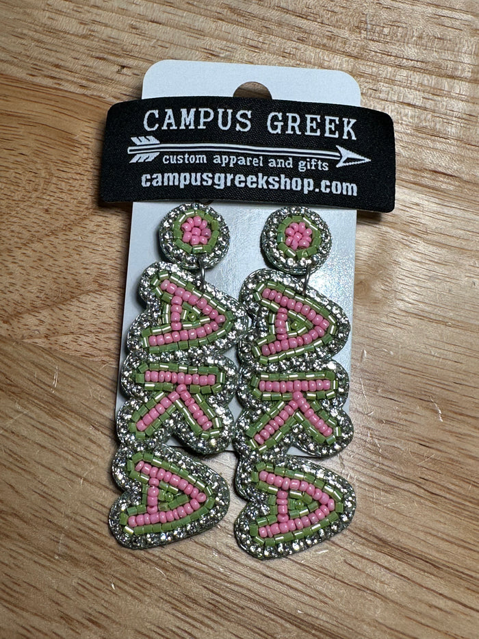 D9 - Sorority Beaded Earrings