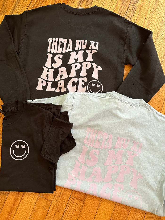 Theta Nu Xi - Happy Place Apparel (SALE)