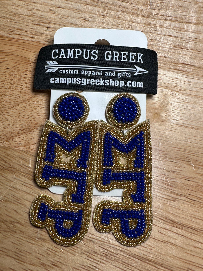 D9 - Sorority Beaded Earrings