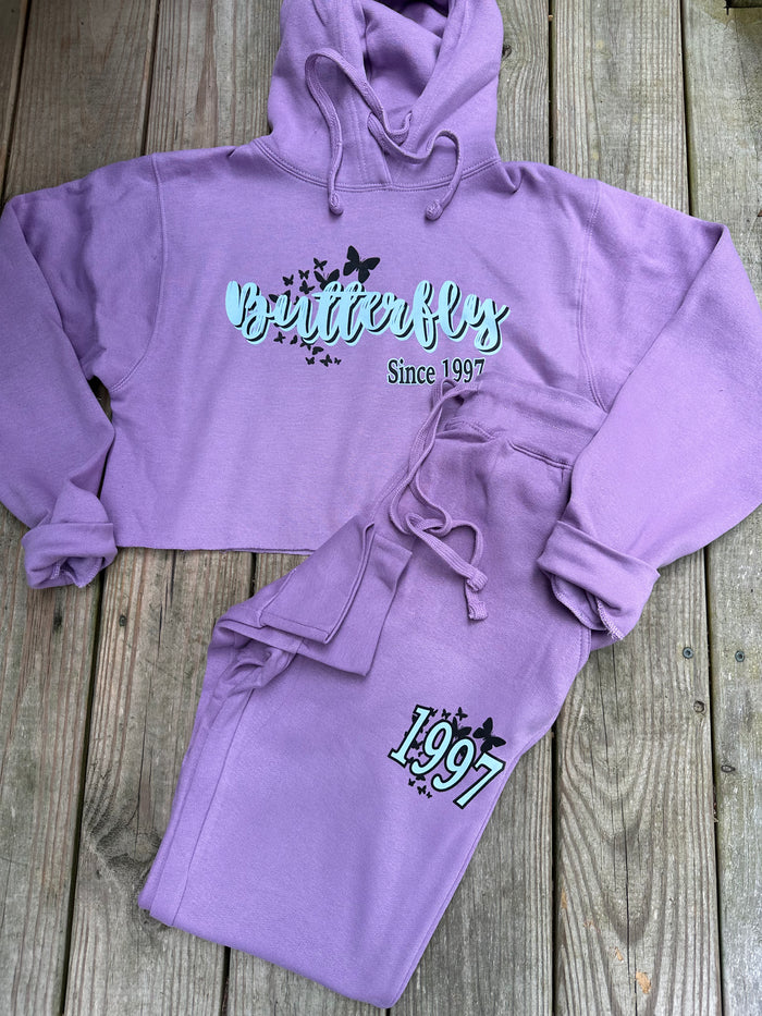 Theta Nu Xi - Cropped Hoodie/Jogger Set SALE