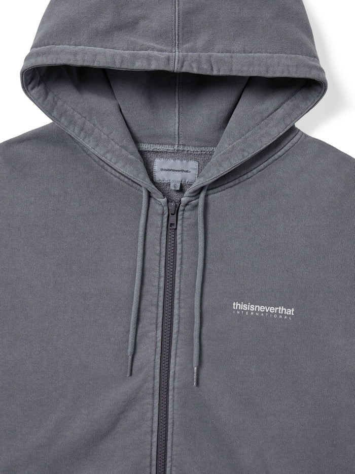 INTL. Logo Zip Up Hoodie