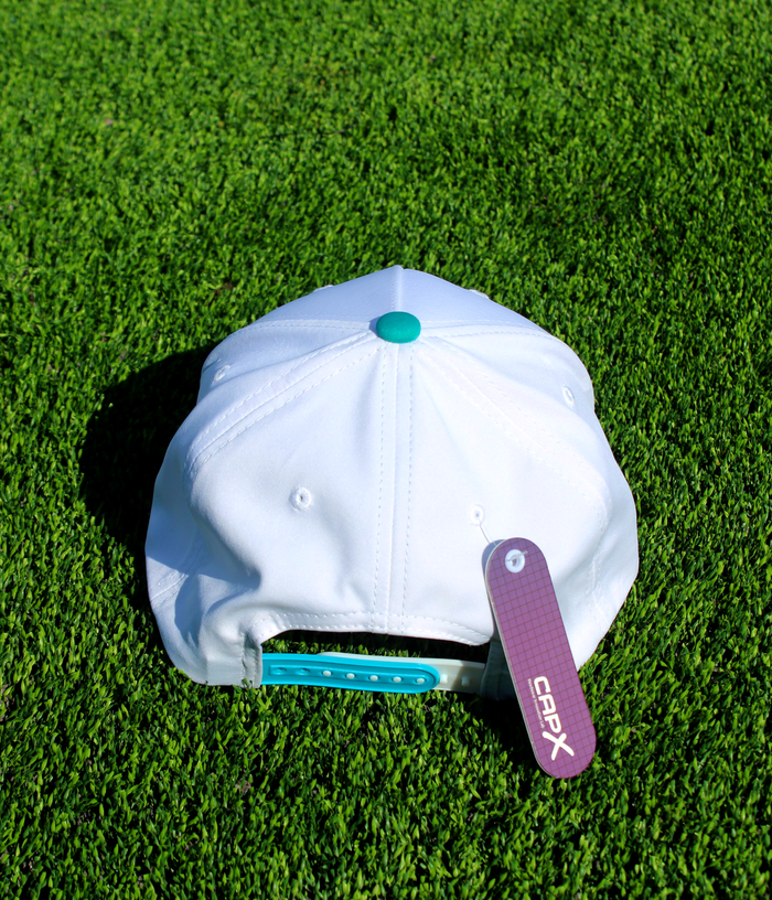 Inverted Monsters Logo Hat - White/Deepest Teal