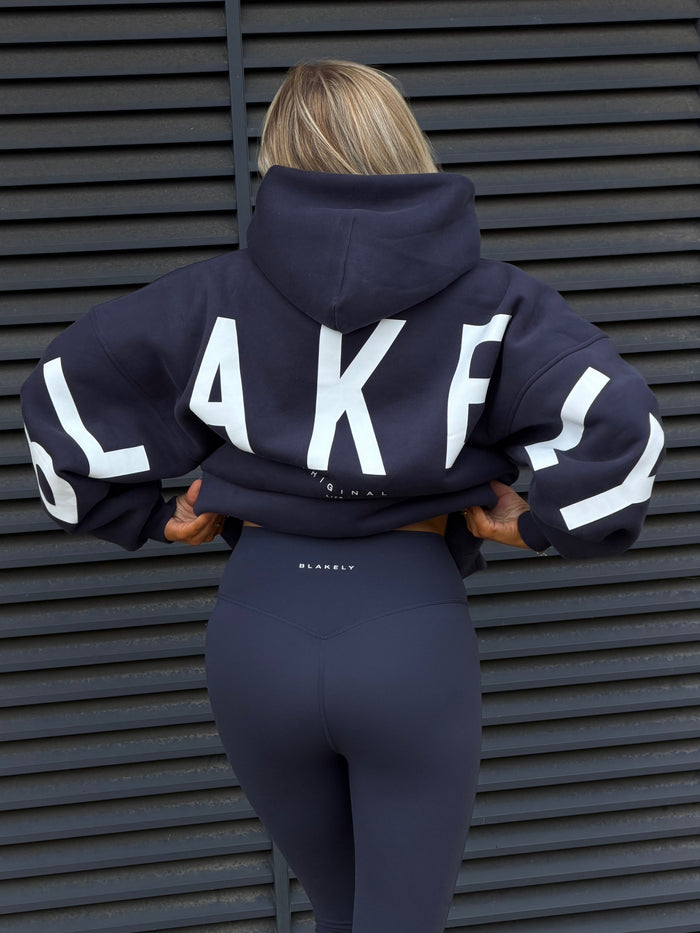Isabel Oversized Hoodie - True Navy