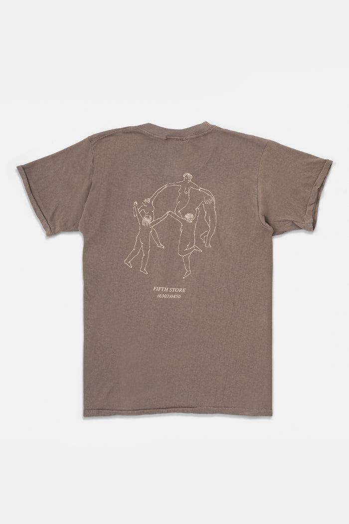 It costs nothing.... the imagination Tee / Brown Gray