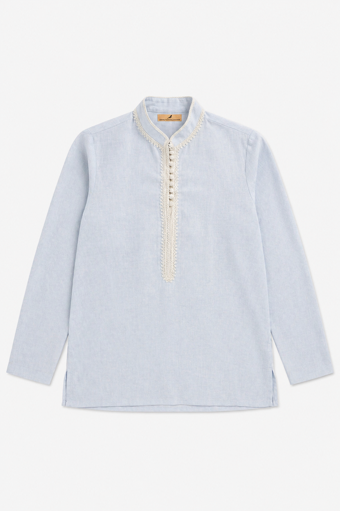 Jawad Linen Light Blue Shirt