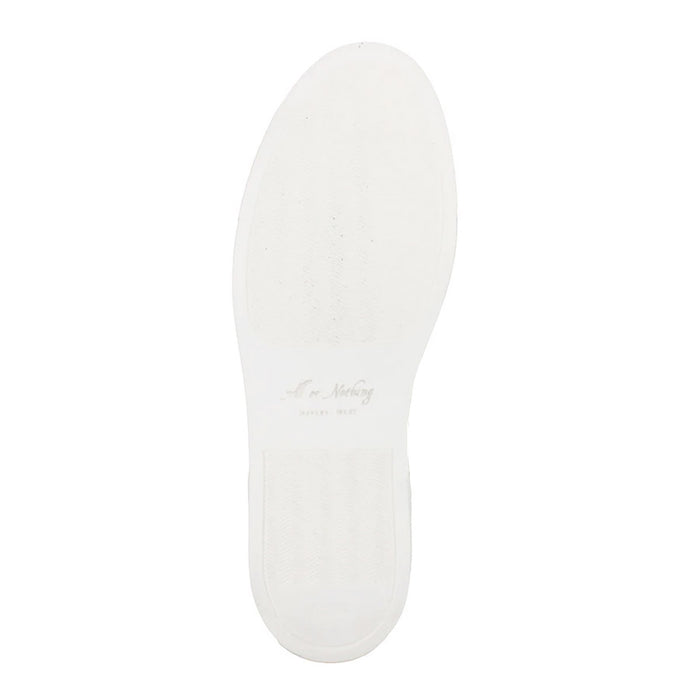 Jeffery West - Apolo Grain Leather Trainers in Navy - Nigel Clare
