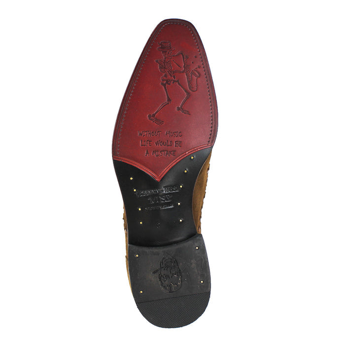 Jeffery West - Soprano Velour Tassel Loafers in Cognac - Nigel Clare