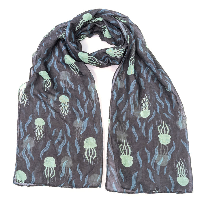 Jemima the Jellyfish Scarf (50x180cm) - Exclusive Design