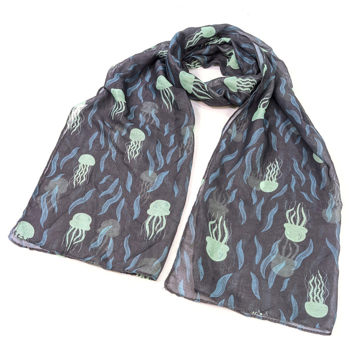 Jemima the Jellyfish Scarf (50x180cm) - Exclusive Design