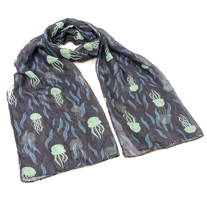 Jemima the Jellyfish Scarf (50x180cm) - Exclusive Design