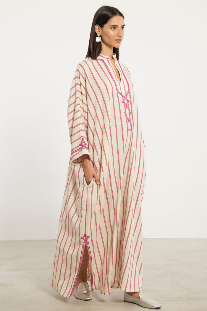 Jerusalem Cotton Pink Jellaba