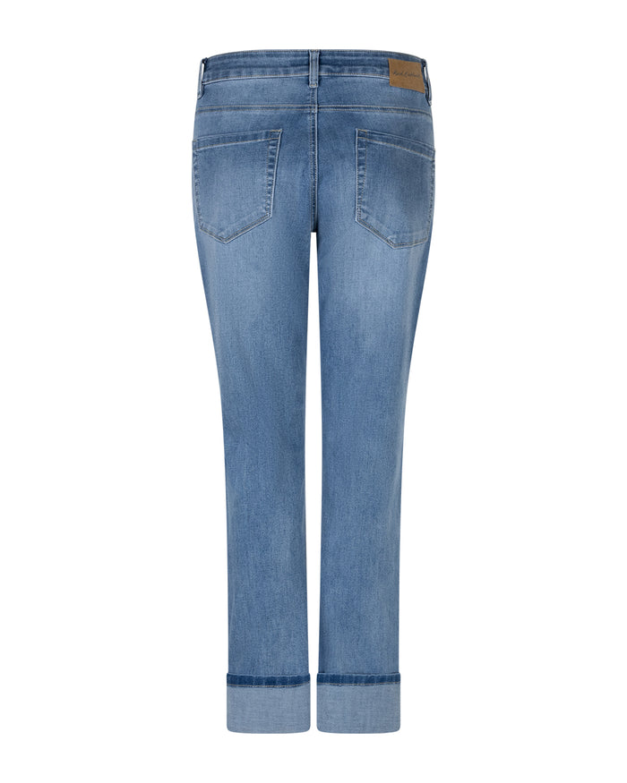 Kate Denim Embroidered Pockets Stoneused Jeans