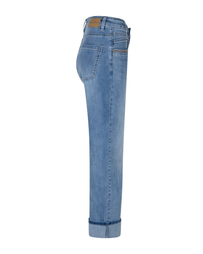 Kate Denim Embroidered Pockets Stoneused Jeans