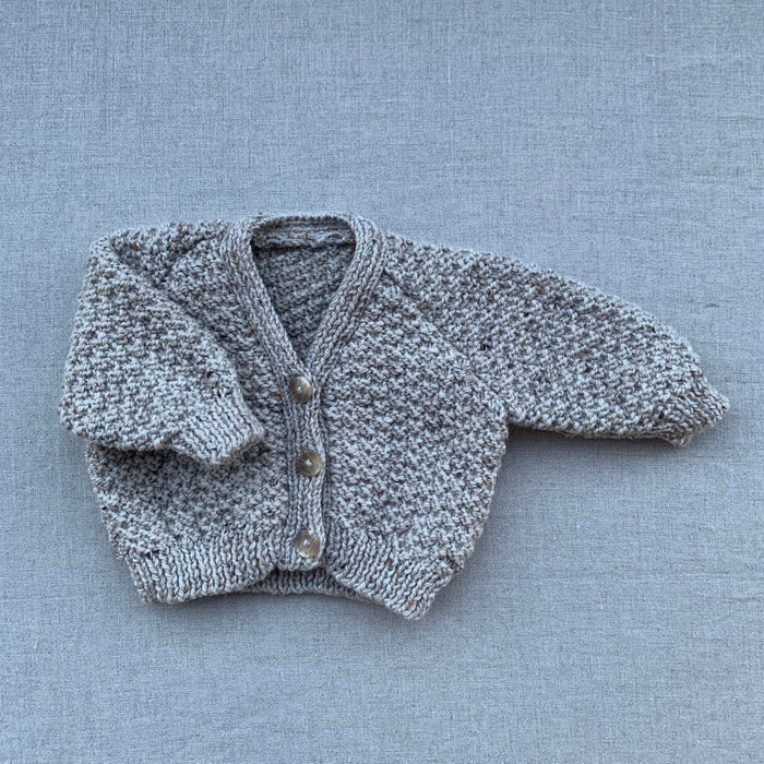 Knitted by Nana Cardigan - Oatmeal