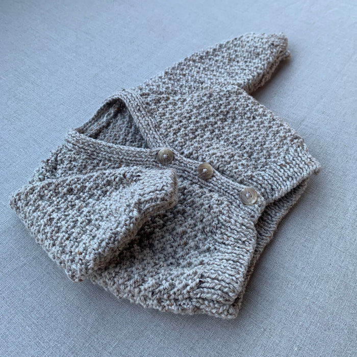 Knitted by Nana Cardigan - Oatmeal