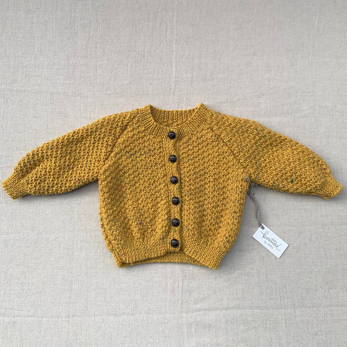 Knitted by Nana Cardigan - Yellow