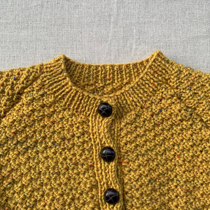 Knitted by Nana Cardigan - Yellow