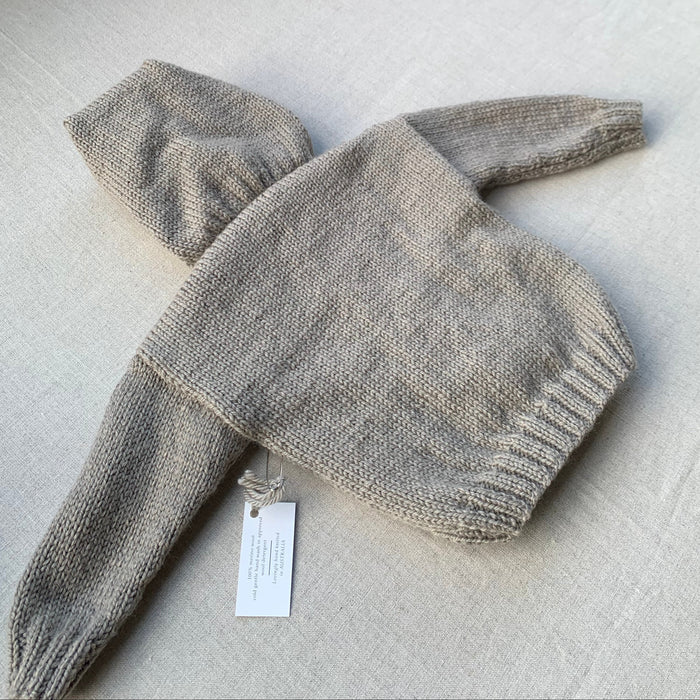Knitted by Nana Cardigan With Hood - Koala