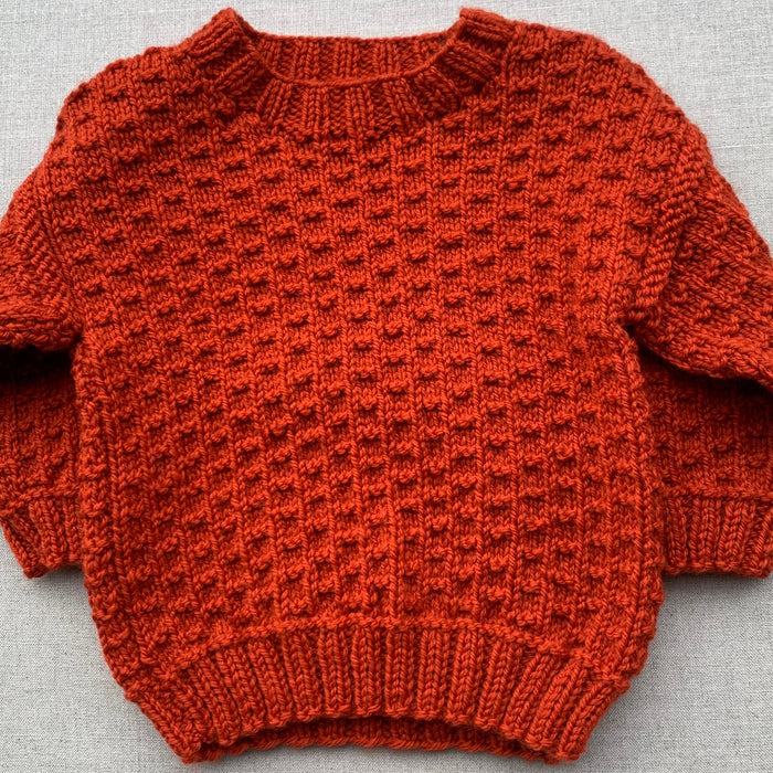 Knitted by Nana Millie Jumper - Pumpkin Spice