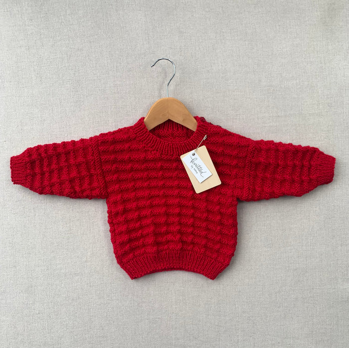 Knitted by Nana Susie Jumper - Love Heart