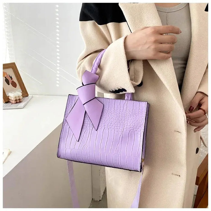 Knot Wide Strap Handbags fashionnsio