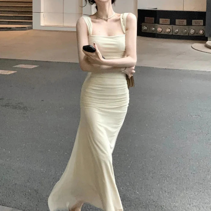 Korean Long Bodycon Dress fashionnsio