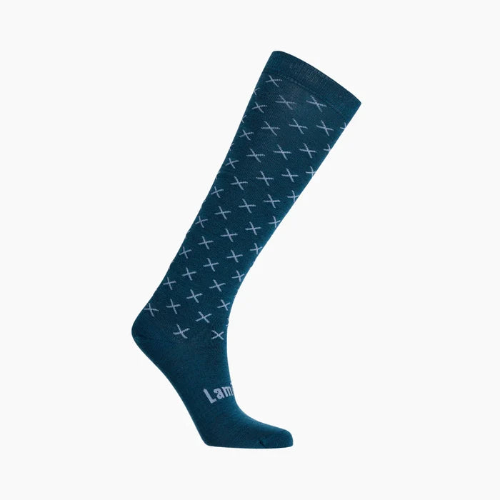 Lamington Child Merino Knee High Socks - Lake
