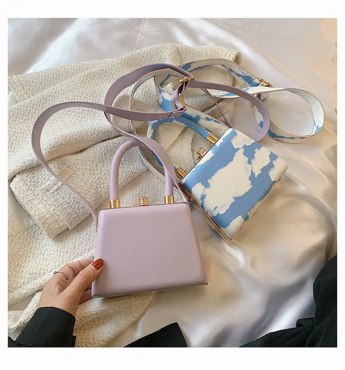 Mini Printed Landscape Handbags fashionnsio