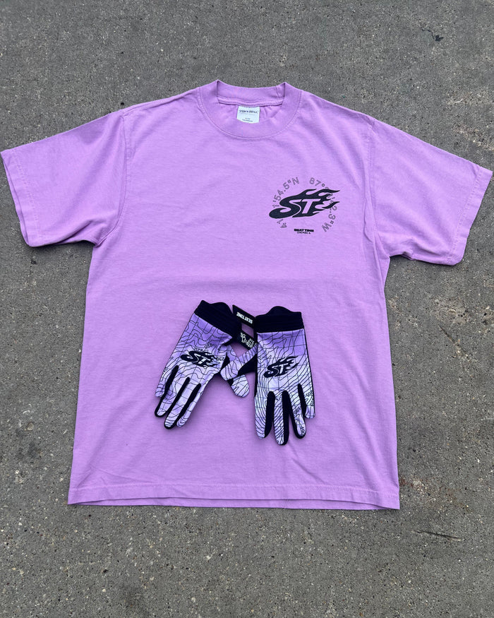 Lavender Heat Map Gloves